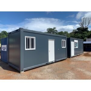 Module Préfabriqué Noir – Élégant, Isolé et Multifonction