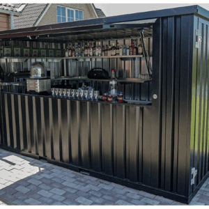 Conteneur Bar Démontable 3×2 Mètres – Solution Compacte et Polyvalente
